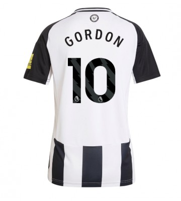 Newcastle United Anthony Gordon #10 Primera Equipación Mujer 2024-25 Manga Corta